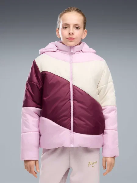 Детская демисезонная куртка Puma розовая
