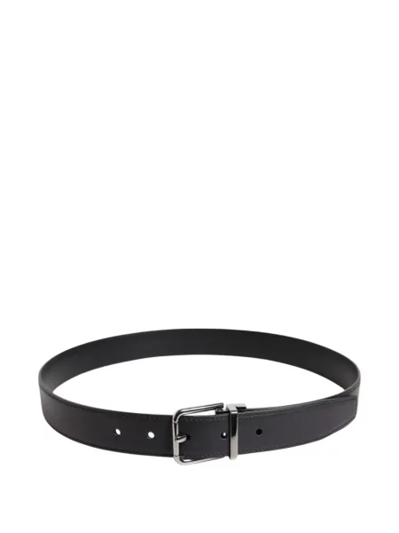 Cu centură curea Dolce & Gabbana din piele cu cataramă negru