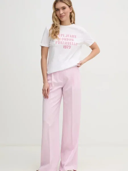 Pepe Jeans tričko RUBY bílé