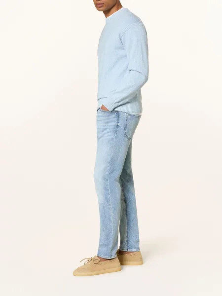 Boss Džíny Onyx Straight Fit bright blue modré