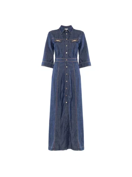 Sukienka jeansowa Nenette niebieska