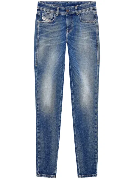 Skinny fit traperice Diesel SLANDY plava