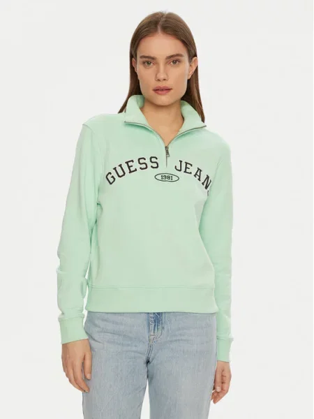 Свитшот Guess Jeans зеленый