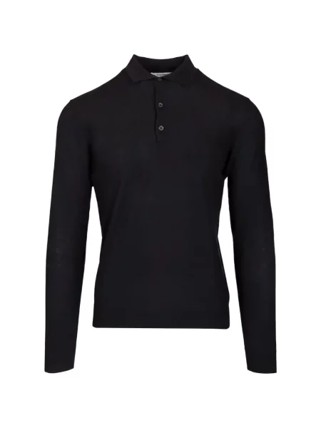 Tricou polo Al Duca D’aosta 1902 de lână albastru