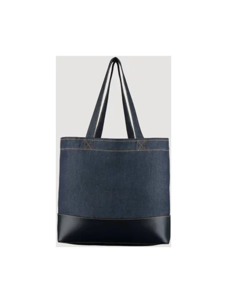 Torba A.p.c. skórzana niebieska