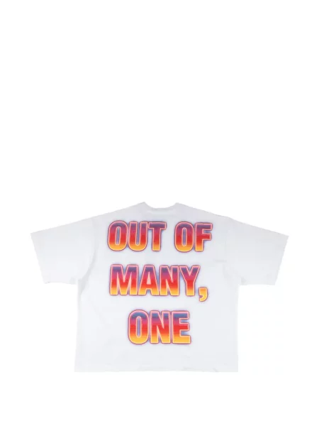 Tricou Godspeed cu imagine alb