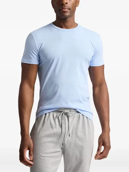 Tricou polo Polo Ralph Lauren cu dungi cu două rânduri de nasturi cu aplicații negru