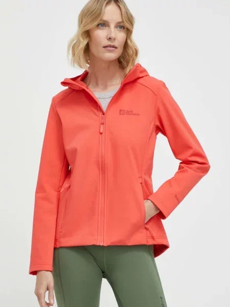 Outdoor jakna Jack Wolfskin Bornberg Hoody rdeča
