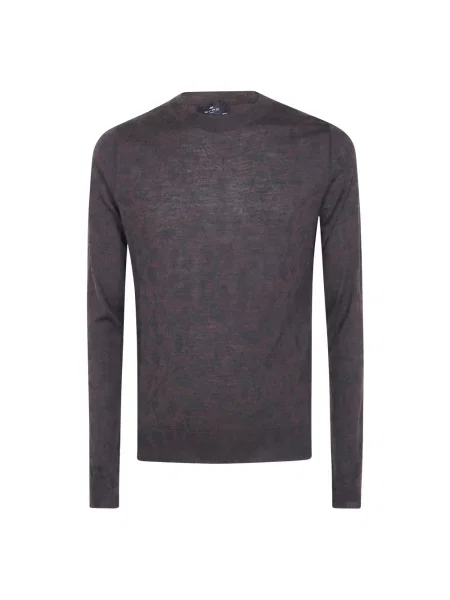 Sweter Etro brązowy