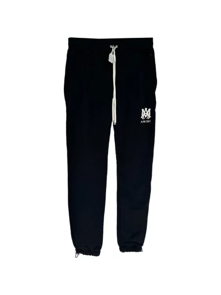 Pantaloni Amiri cu imagine alergare negru