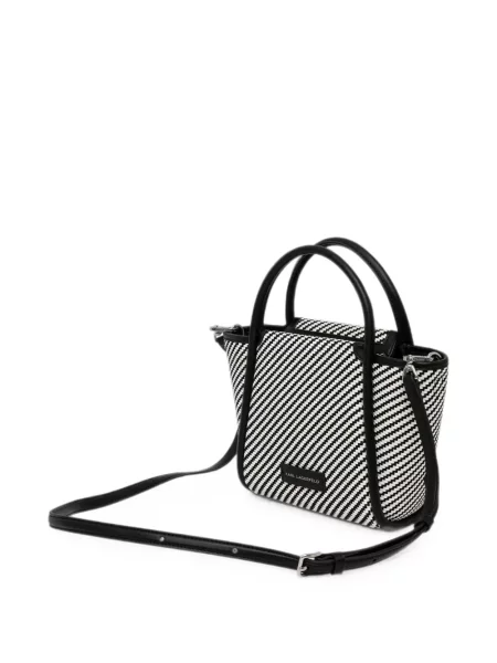 Shopper táska Karl Lagerfeld autogrammal fehér