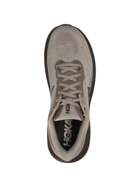 Sneakers Hoka με κορδόνια με δαντέλα γκρι