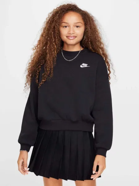 Дитячий Світшот NIKE Sportswear Club Fleece бавовна/поліестер чорний