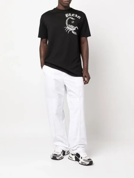 Tričko Philipp Plein s potiskem černé