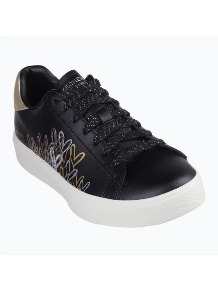 SKECHERS дамски обувки JGoldcrown Eden LX Gleaming Hearts black/mulitcolor черно