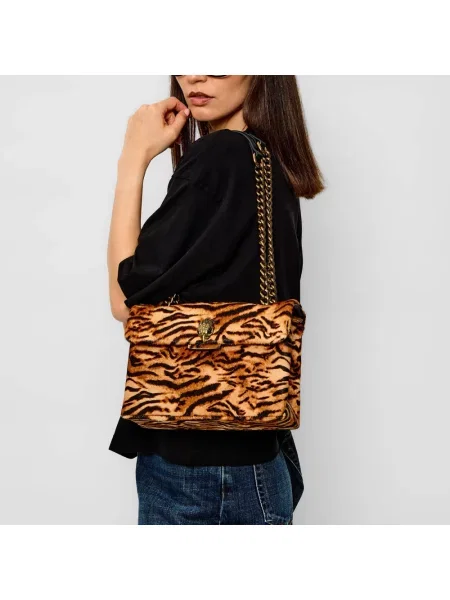 Torebka crossbody Kurt Geiger London brązowa