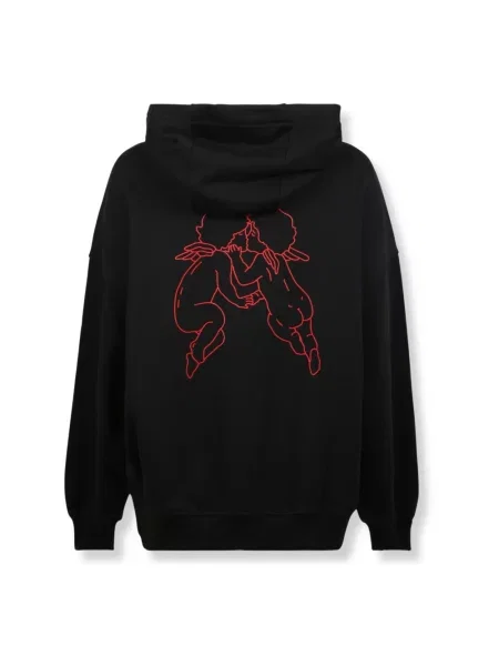 Bluza z kapturem Fiorucci czarna