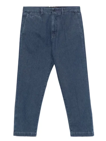 Blugi Incotex cu broderie albastru
