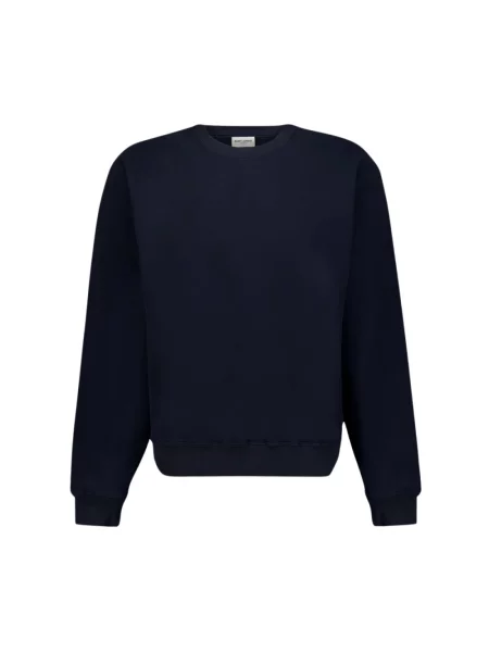 Bluza Saint Laurent z logo niebieska