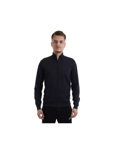 Cardigan Emporio Armani albastru