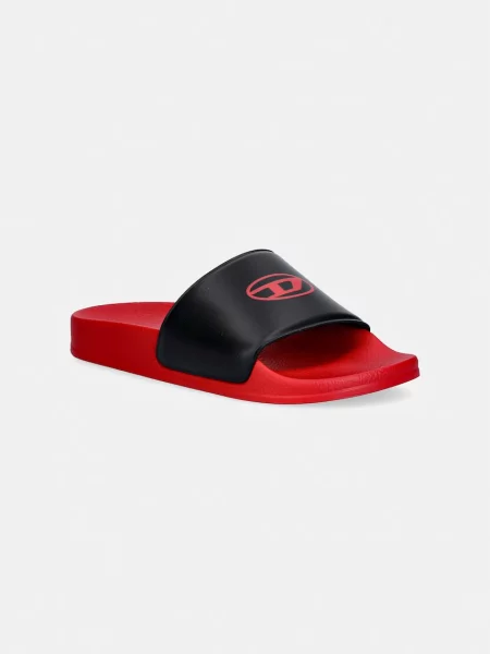 Diesel gyerek papucs SA-BWOVALF SANDALS piros