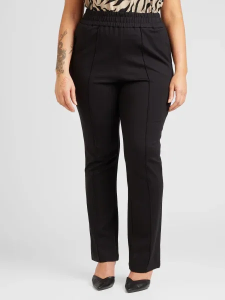 ONLY Carmakoma Pantaloni Goldtrash-Suki' negru