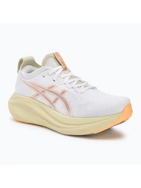 Încălțăminte de alergare pentru bărbați ASICS Gel-Nimbus 27 white/fawn alb