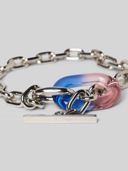 Bransoletka z detalem z logo Rabanne