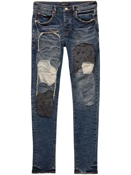 Blugi skinny Purple Brand cu talie joasă