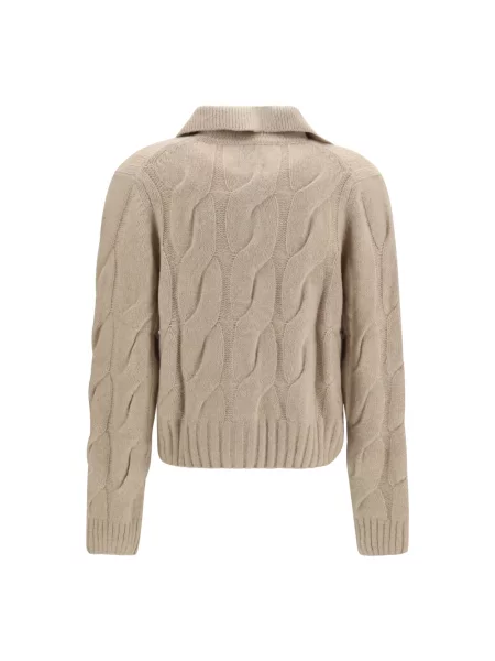 Sweter Allude brązowy