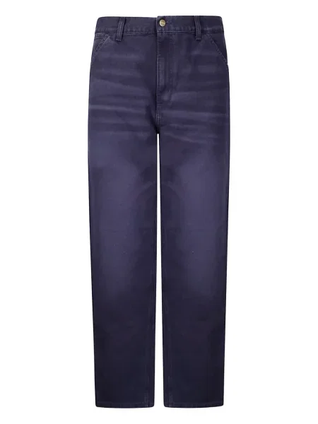 Pantaloni Carhartt Wip din canvas albastru