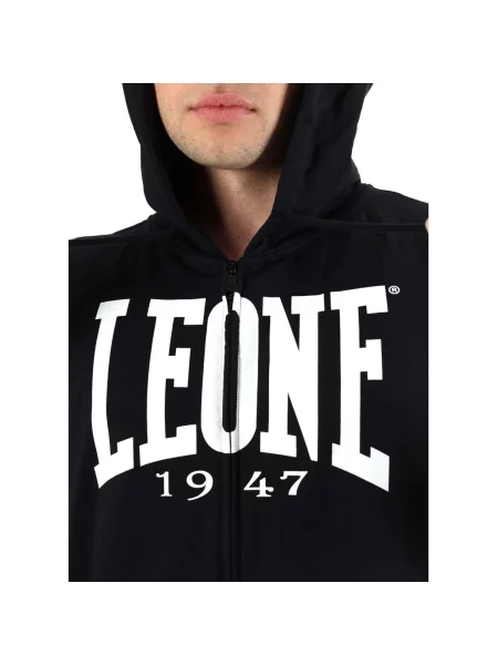 Majica Leone 1947 bez rukava s autogramom crna