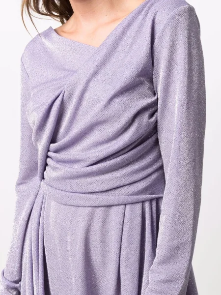 Rochie maxi Msgm lungă de costum violet