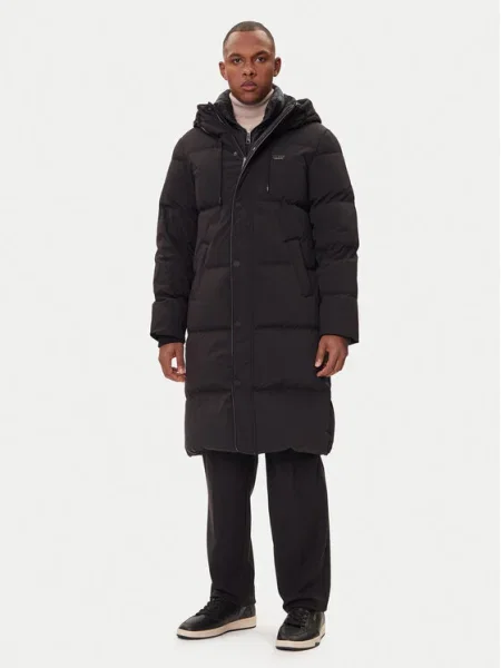 Guess Зимно палто черен