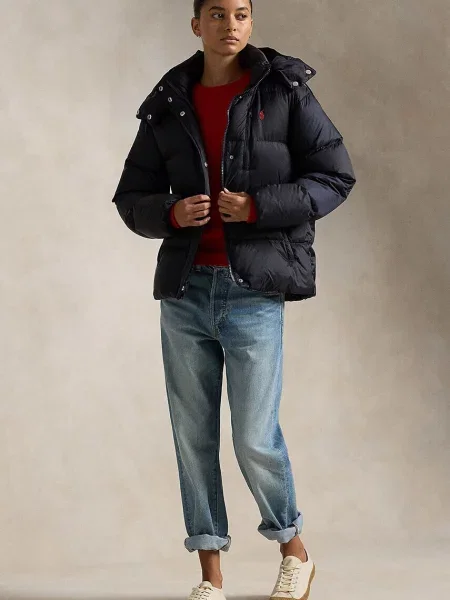 Пухова куртка Polo Ralph Lauren зимова синій