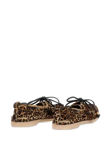 Кожени обувки в стил дерби Golden Goose златисто