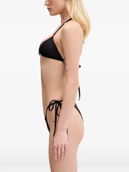 Bikini Marine Serre cu legături negru