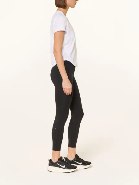Nike Legginsy Do Biegania Tempo schwarz czarne