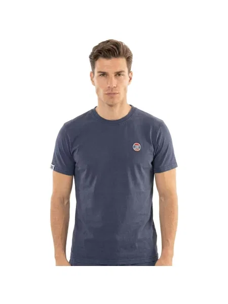 Scurt tricou Leone 1947 cu mâneci scurte albastru