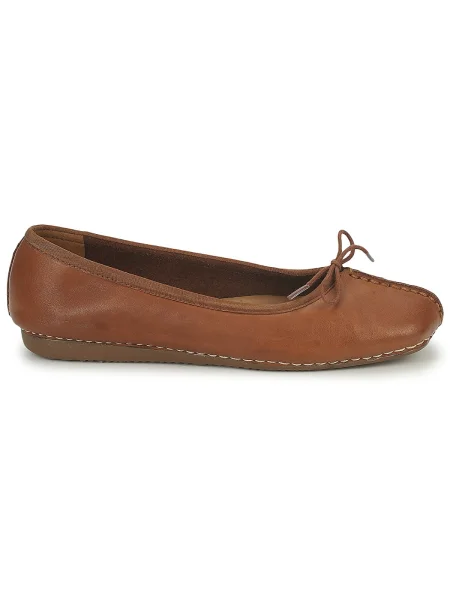 Baleríny Clarks hnedá