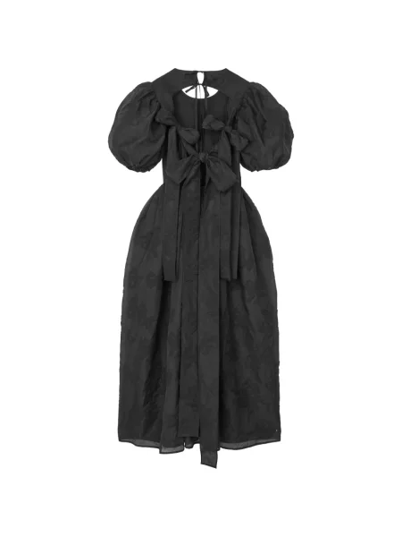 Rochie midi Cecilie Bahnsen evazată negru