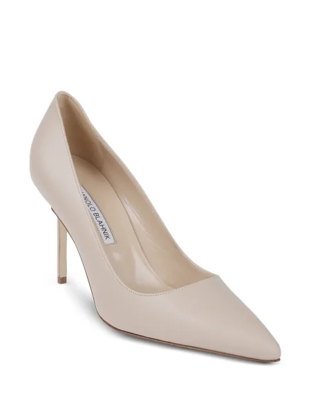 Pantofi cu toc Manolo Blahnik din piele
