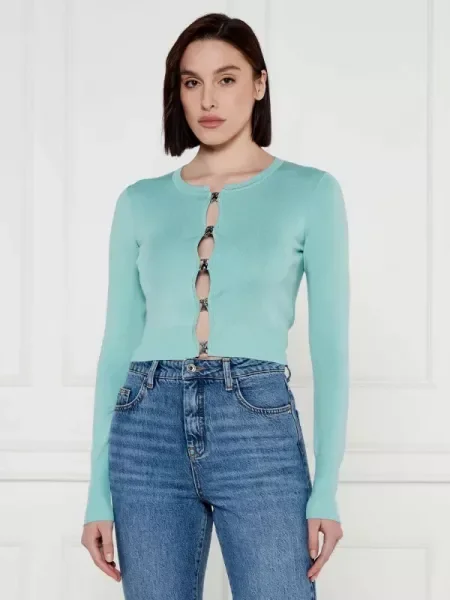 Patrizia Pepe Bluză | Cropped Fit verde