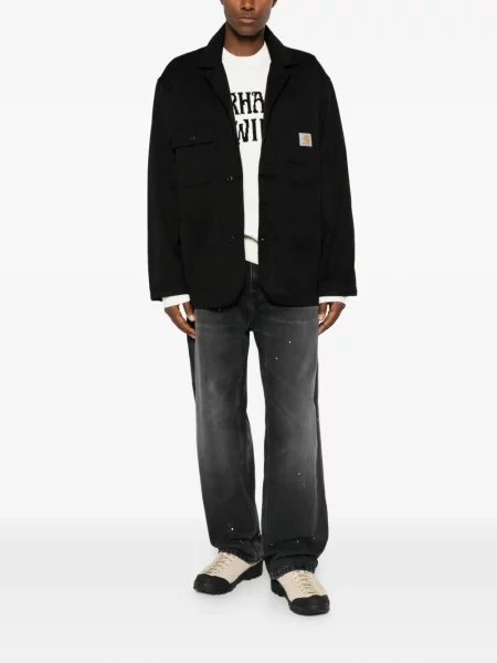 Geacă Carhartt Wip cu autograf negru