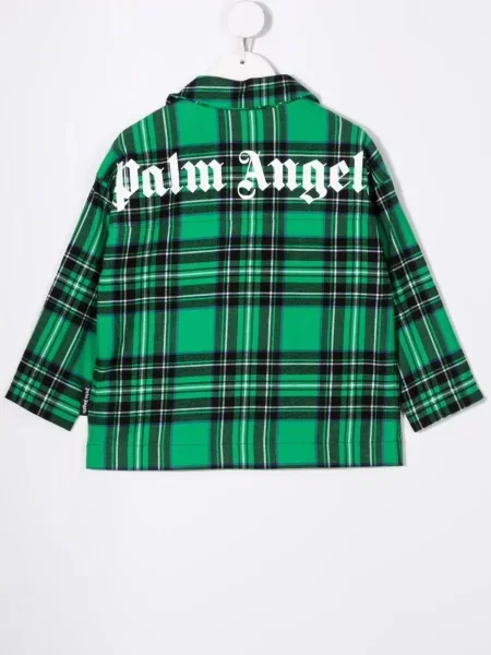 Koszula dziecięca Palm Angels zielona