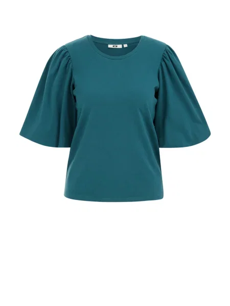 WE Fashion Tricou petrol verde