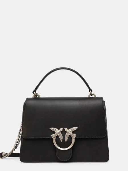 Rucsac Pinko din piele negru