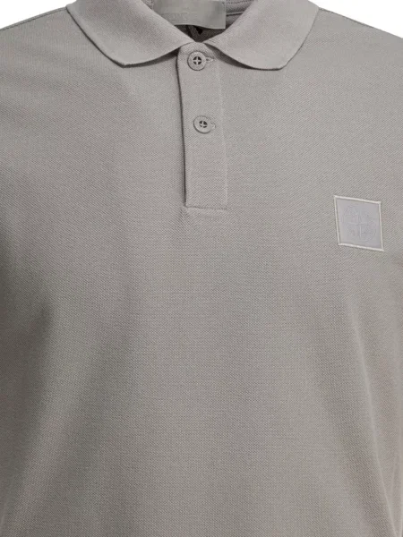 Polo Stone Island cu strasuri gri