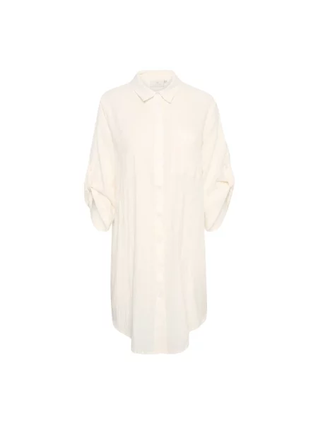 Sukienka koszulowa Kaffe garniturowa biała