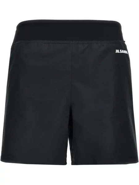 Pantaloni scurți Jil Sander negru